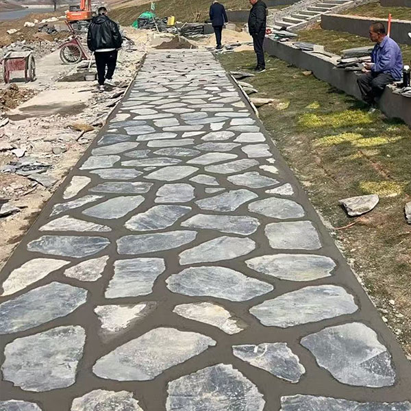 外墙铺地碎拼石